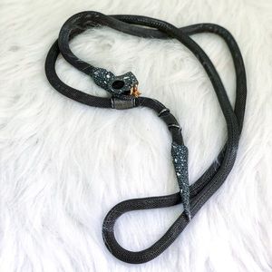 Alexis Bittar Rare Crystal Snake Necklace